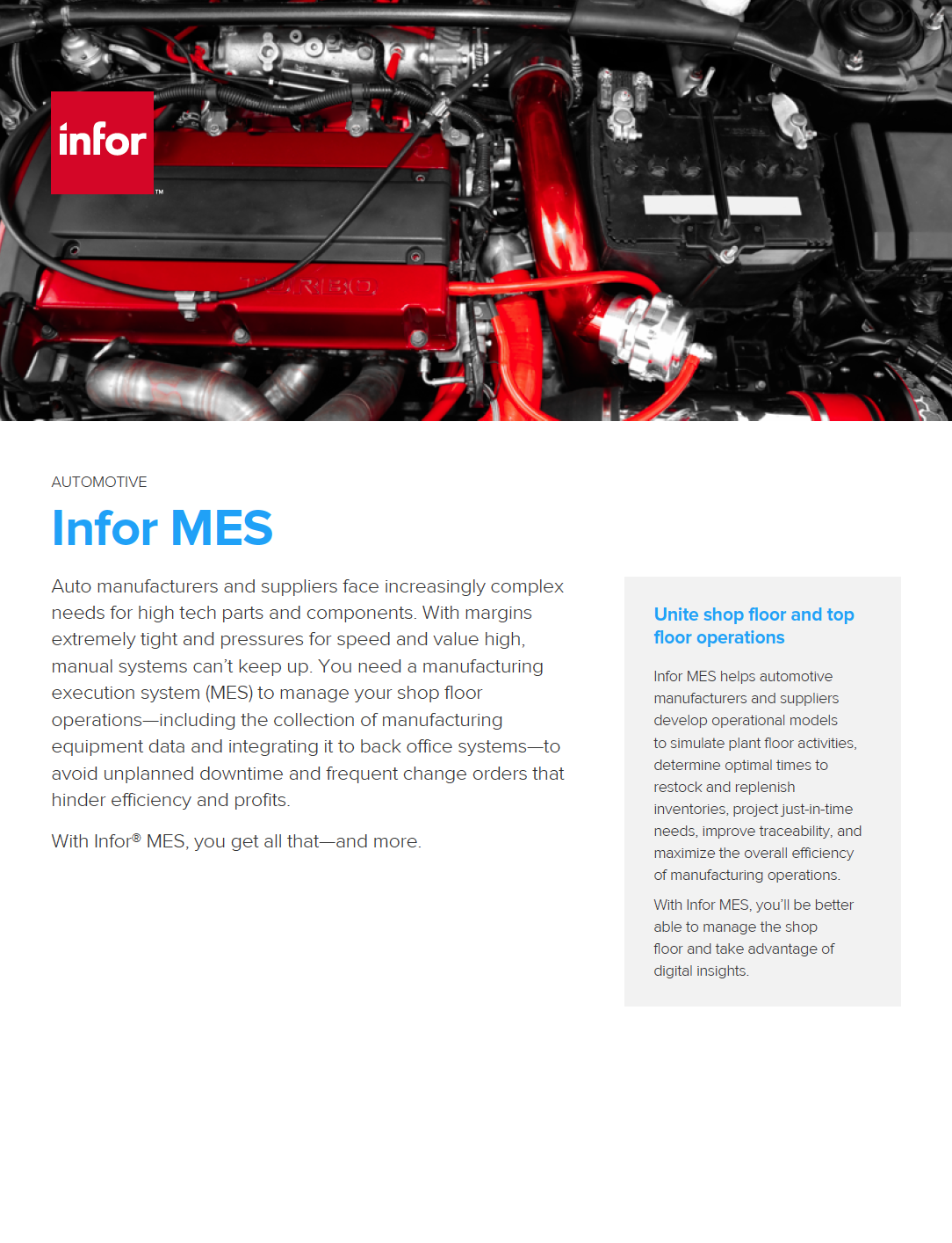 Infor Supplier Exchange for Automotive