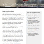 Infor Tech and Electronics screenshot