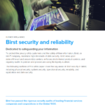 Birst Security and Reliability