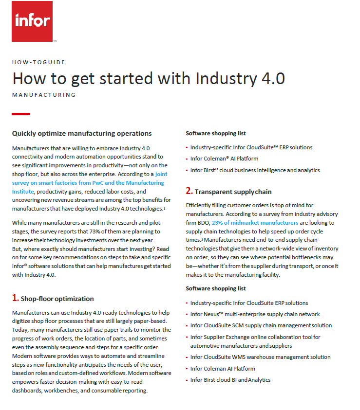 How to Get Started with Industry 4.0